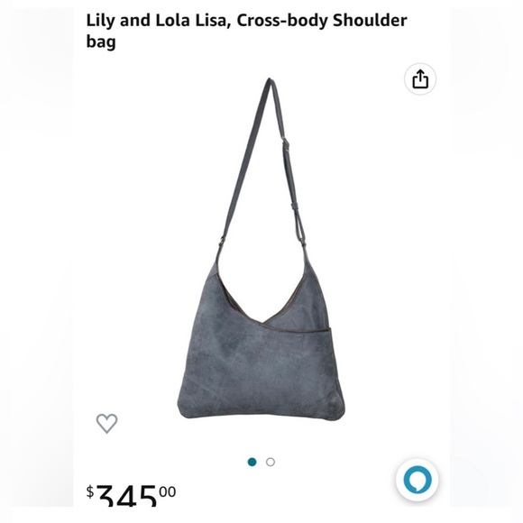 Anthropologie Lily and Lola crossbody suede leather purse - Picture 5 of 9
